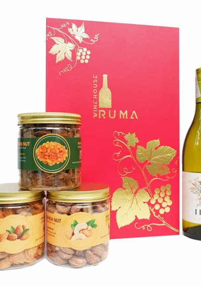 Hộp quà tặng tết rượu vang Chile Iris Chardonnay