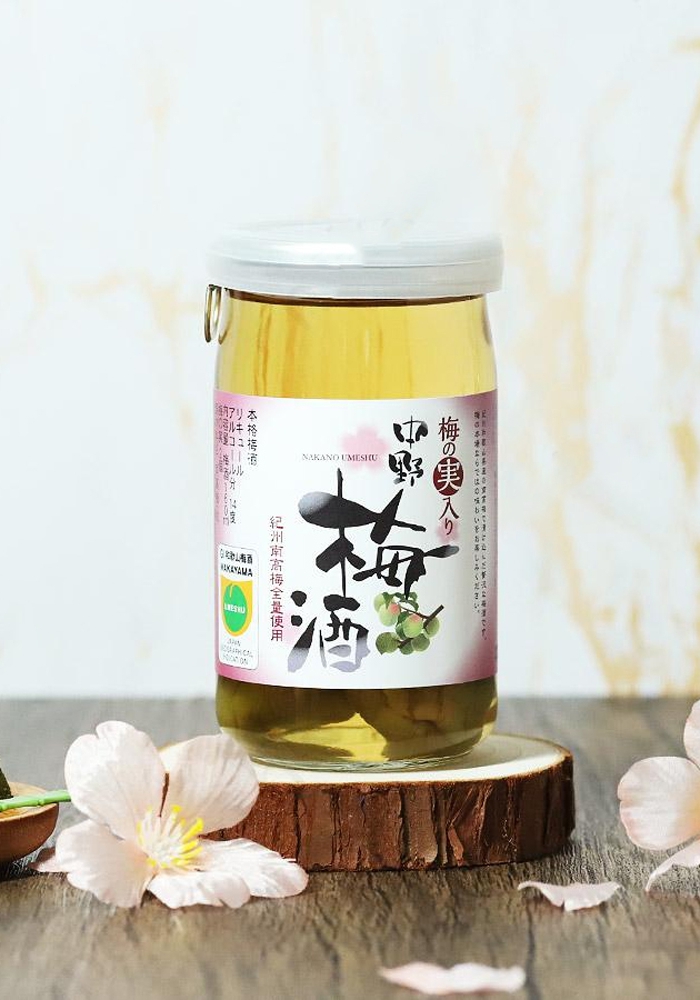 Rượu mơ Nhật Bản Nakano Umeshu 160ml [có quả]