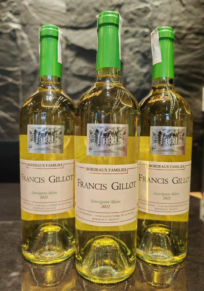 Rượu vang Pháp Francis Gillot Sauvignon Blanc (vang trắng)