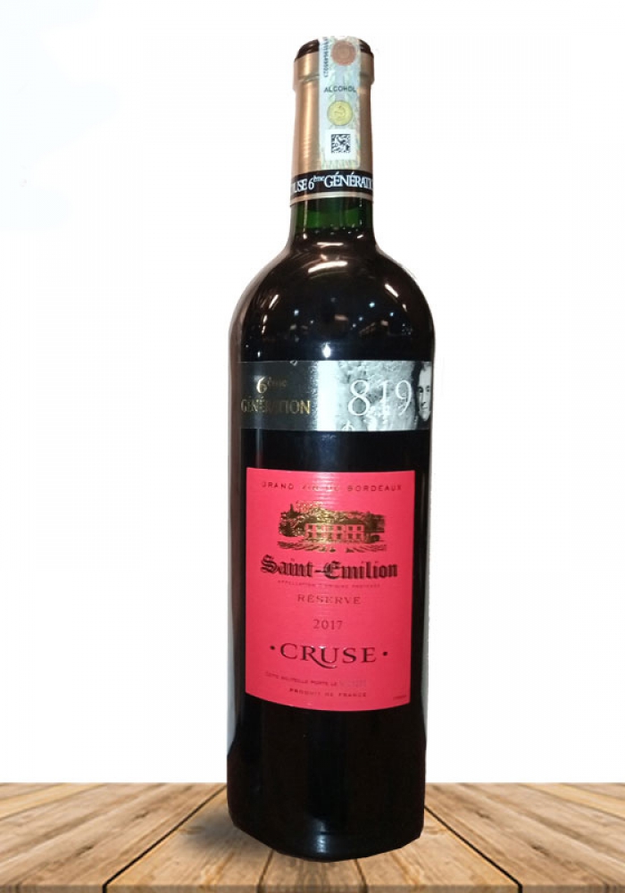 Rượu vang Pháp 1819 Cruse Saint Emilion Reserve