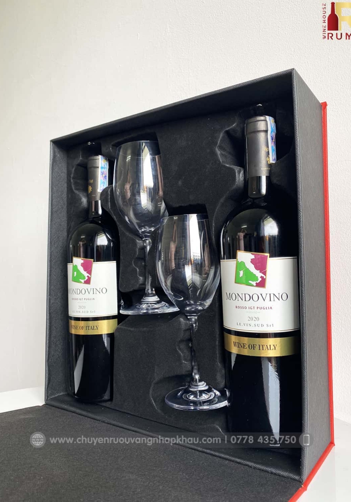 Quà tặng rượu vang tết Mondovino Rosso