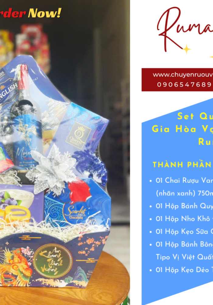 Set quà tết lộc phát Ruma