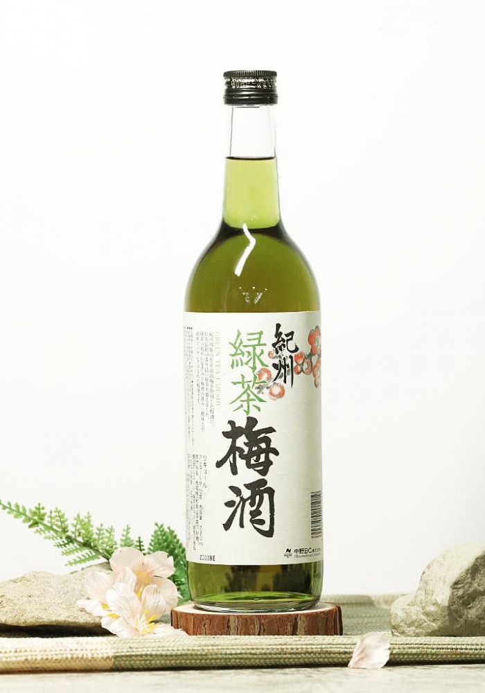 Rượu mơ Nhật Bản Umeshu Nakano Green Tea 720ml [vị trà xanh]