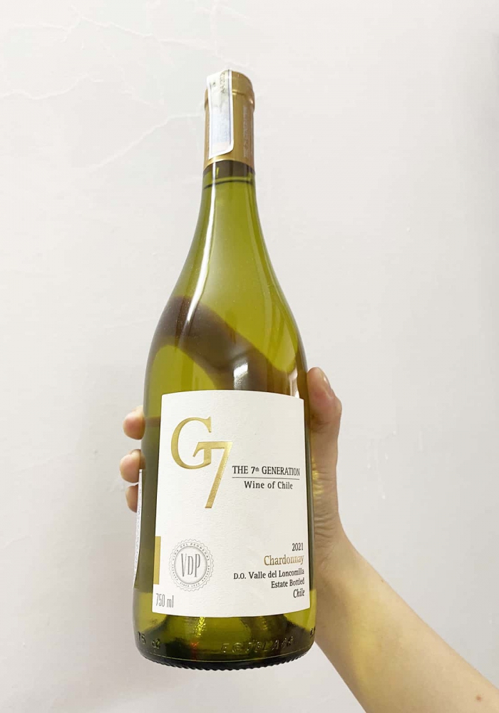 Rượu vang Chile G7 Clasico Chardonnay