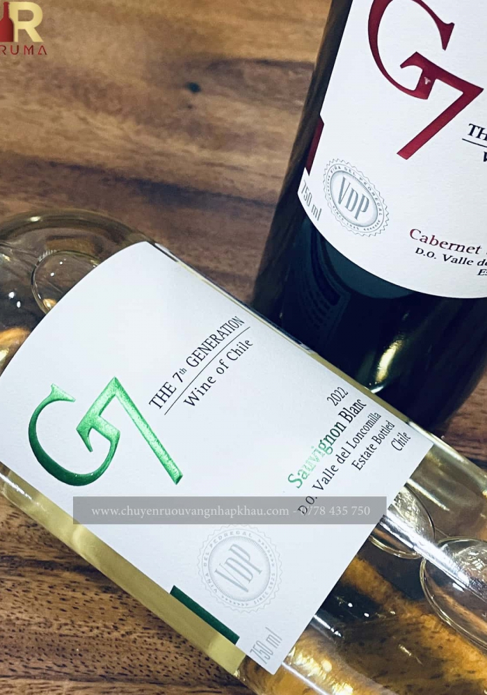 Rượu vang trắng Chile G7 Sauvignon Blanc