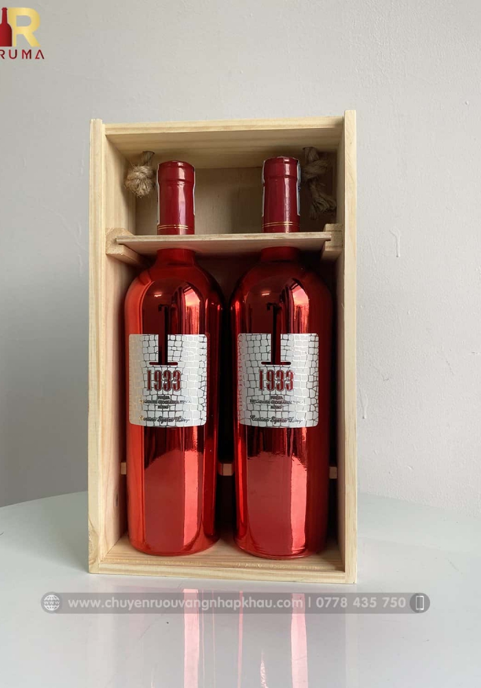 Quà tặng cao cấp 2 chai vang Ý 1933 Ruby (Red Limited)