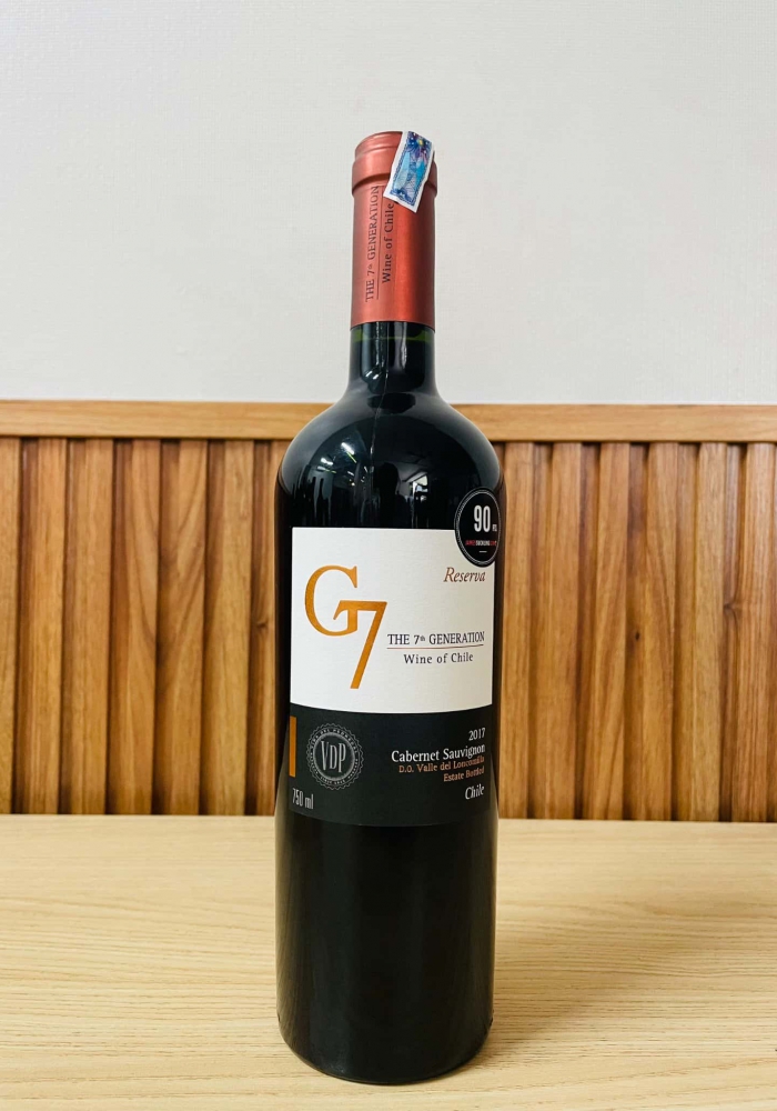Rượu vang Chile G7 Reserva Cabernet