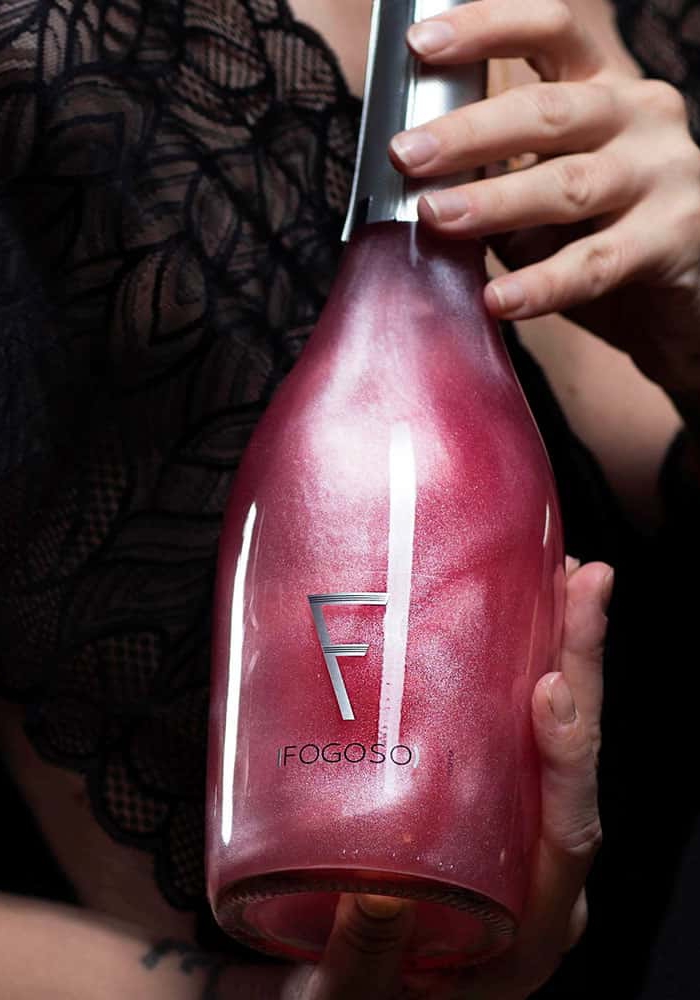 Rượu vang nổ Sparkling Fogoso Rosa hồng 750ml