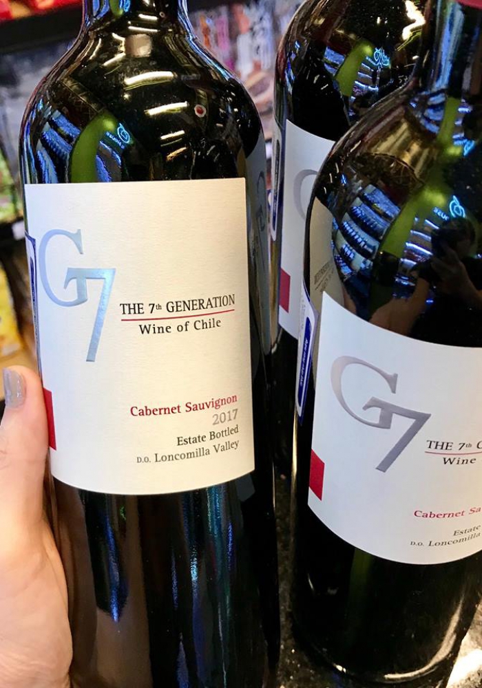Rượu vang Chile G7 Cabernet Sauvignon