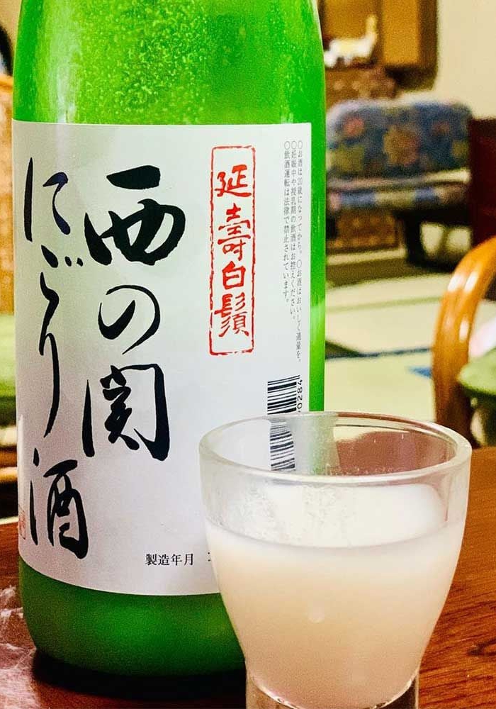 Rượu Sake Nishino Seki Nigori Zake 720ml