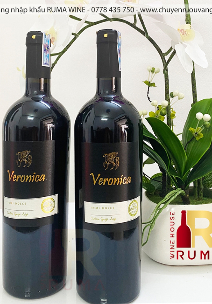 Hộp quà tặng tết rượu vang Ý Veronica Semi