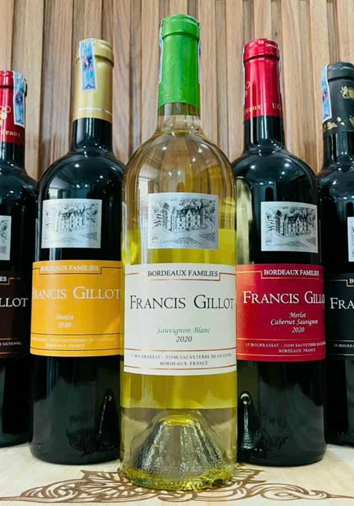 Rượu vang Pháp Francis Gillot Sauvignon Blanc (vang trắng)