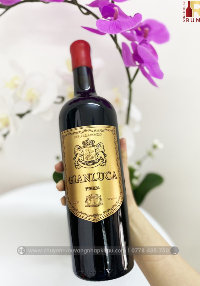 Hộp quà tặng tết rượu vang Ý Gianluca