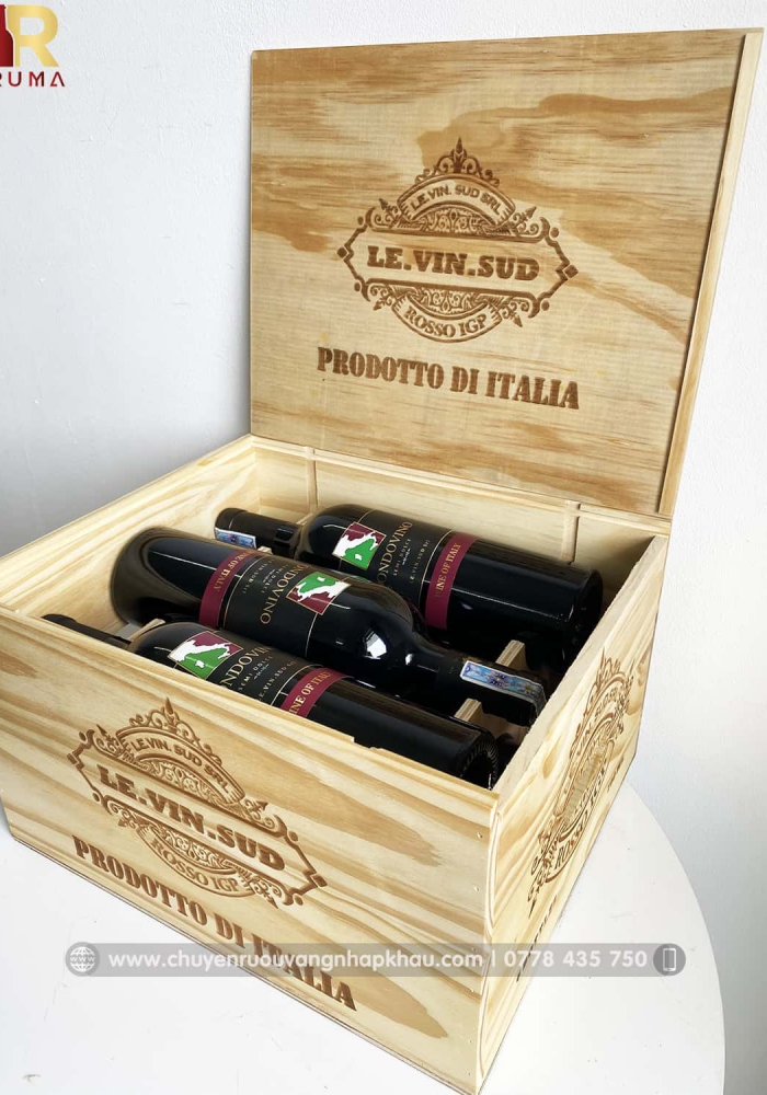 Quà tặng cao cấp 6 chai vang Ý Mondovino Semi