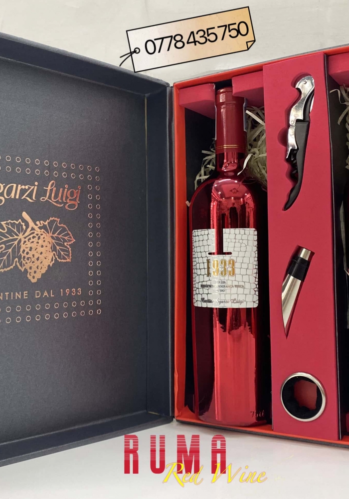 Quà tặng sang trọng 2 chai vang Ý 1933 Ruby (Red Limited)