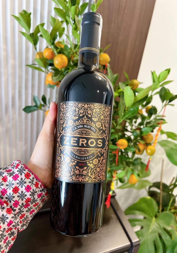 Hộp quà tặng tết rượu vang Ý Zeros