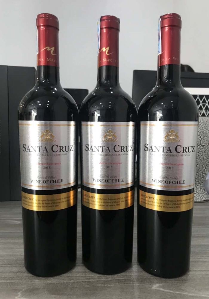 Rượu vang Chile Santa Cruz