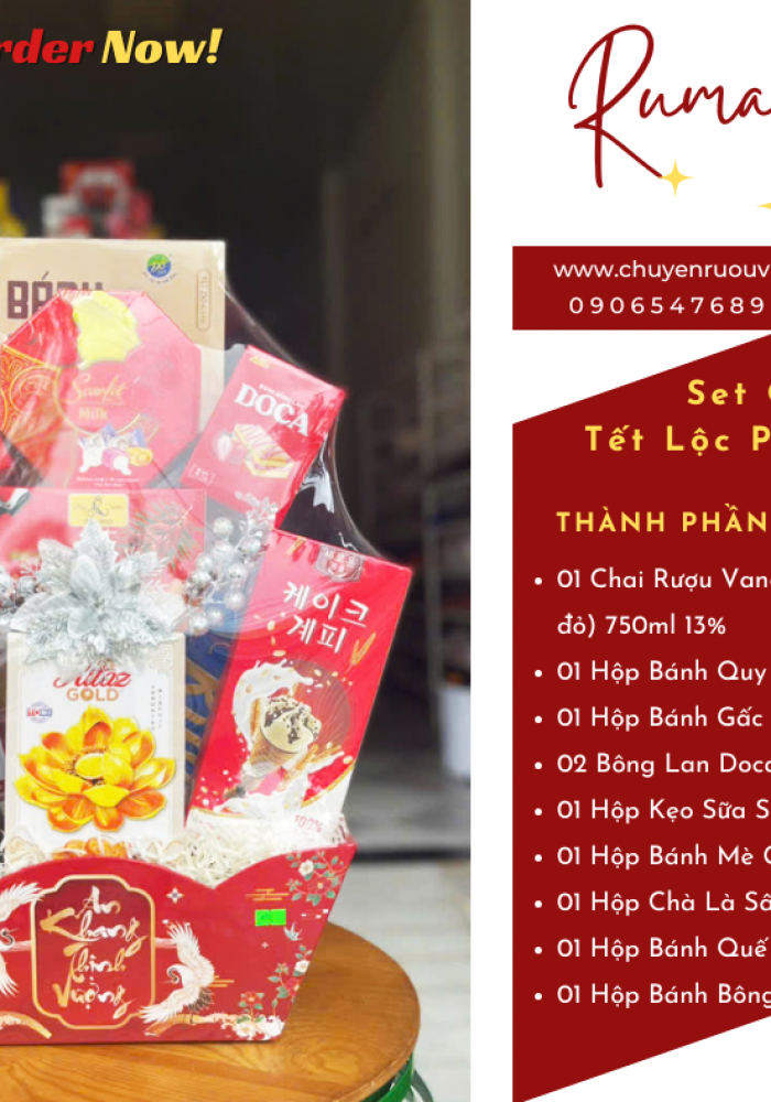 Set quà tết lộc phát Ruma