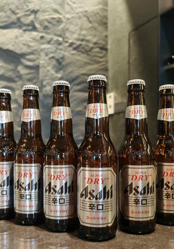 Bia Asahi Nhật Bản 5% - chai 330ml