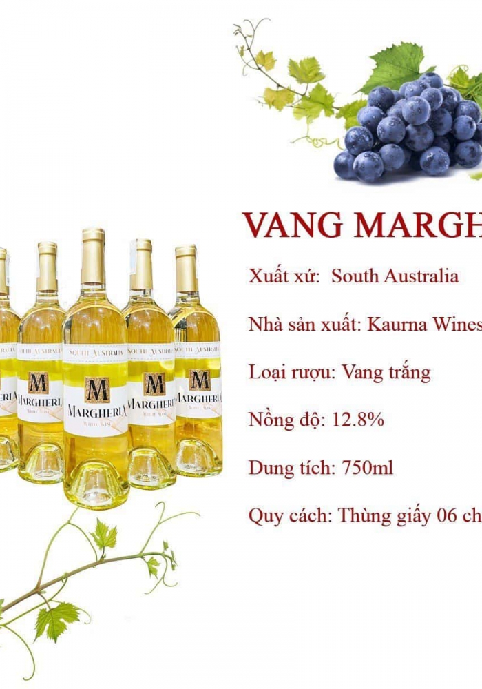 Rượu vang Úc Margheria trắng