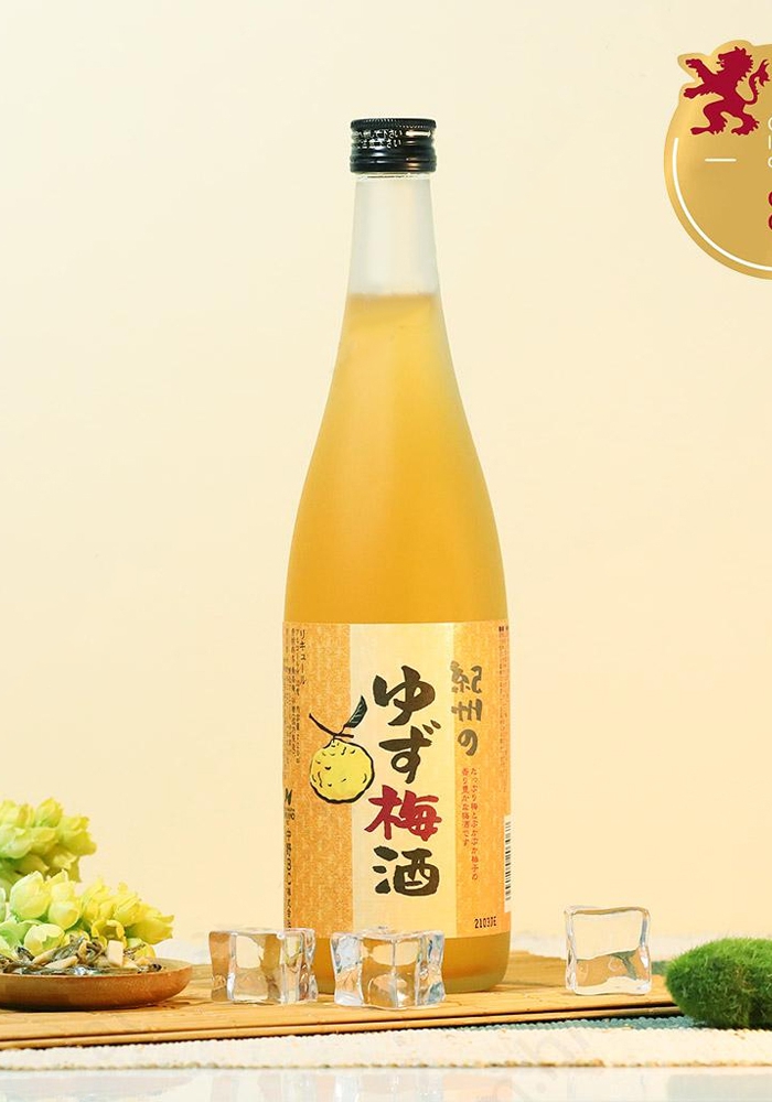 Rượu mơ Nhật Bản Umeshu Nakano Yuzu 720ml [vị chanh]