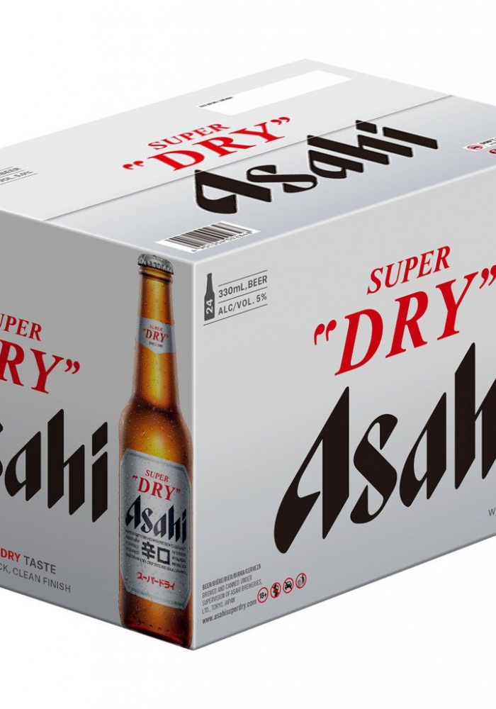 Bia Asahi Nhật Bản 5% - chai 330ml