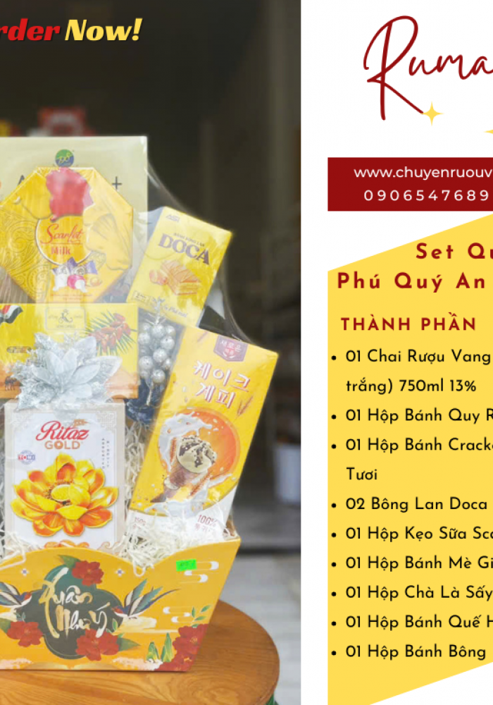 Set quà tết lộc phát Ruma