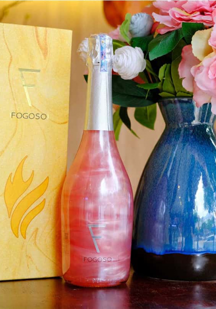 Rượu vang nổ Sparkling Fogoso Rosa hồng 750ml