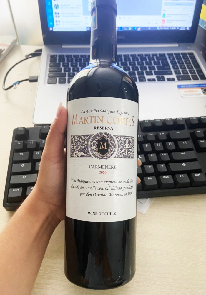 Rượu vang Chile Martin Cortes Reserva
