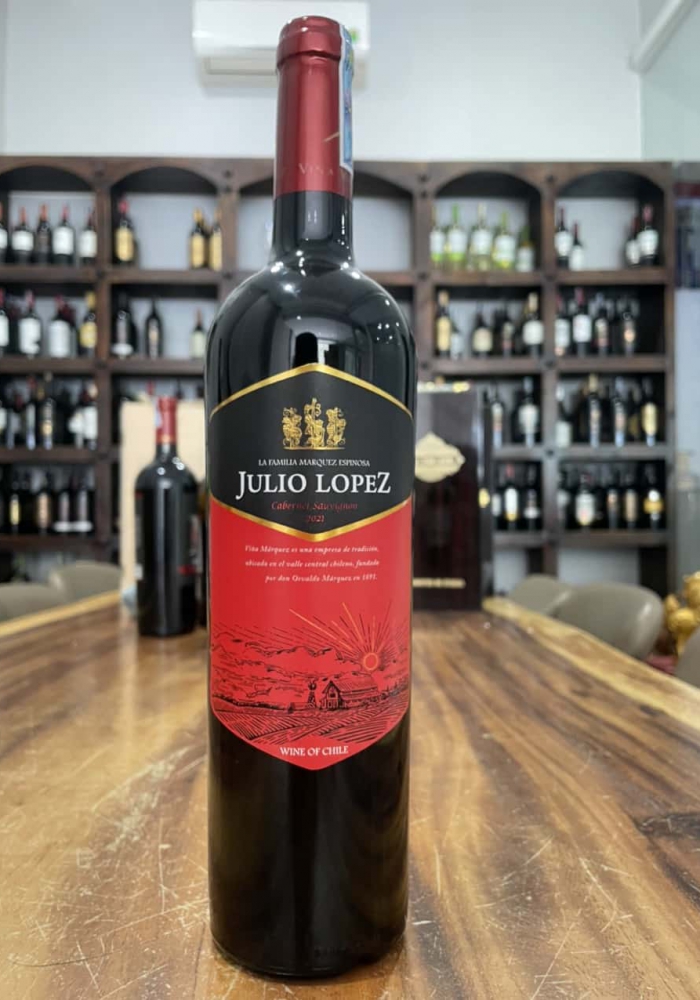 Rượu vang Chile Julio Lopez Cabernet
