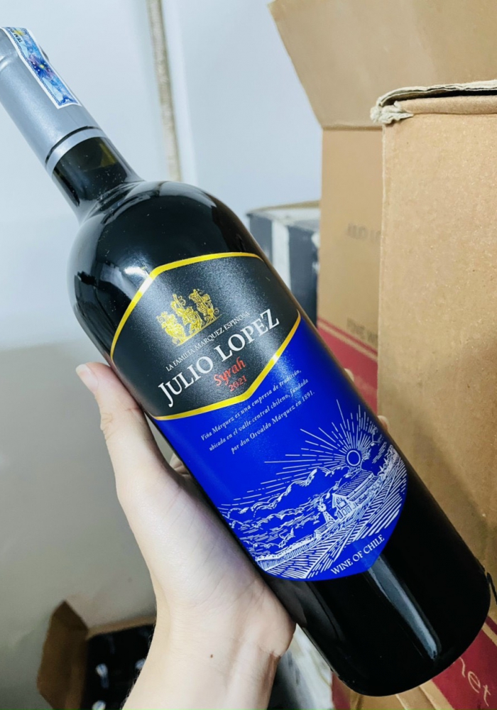 Rượu vang Chile Julio Lopez Syrah