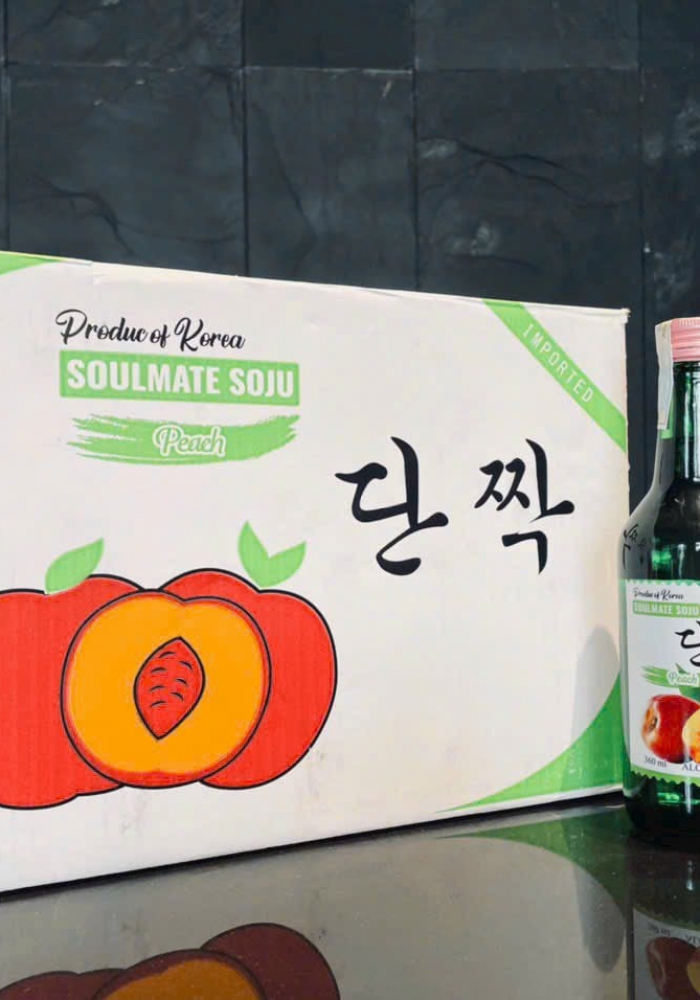 Rượu Soju Hàn Quốc Soulmate Peach 360ml - Hương vị đào