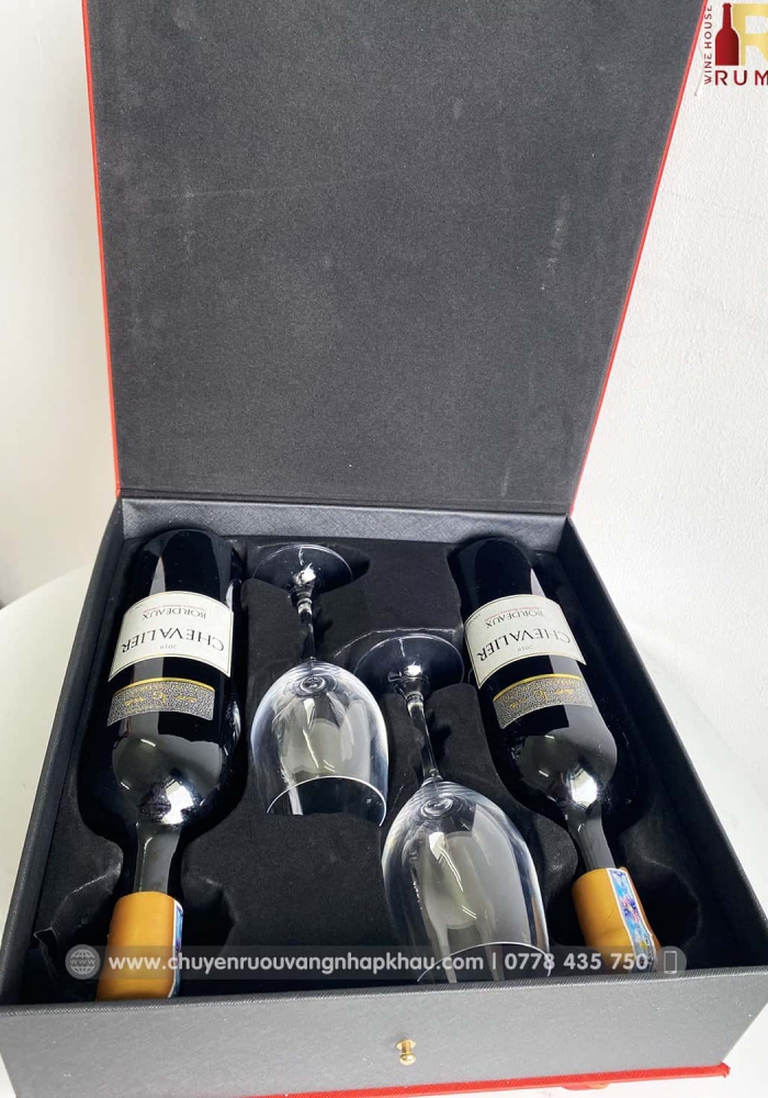 Bộ quà tặng rượu vang tết Chevalier