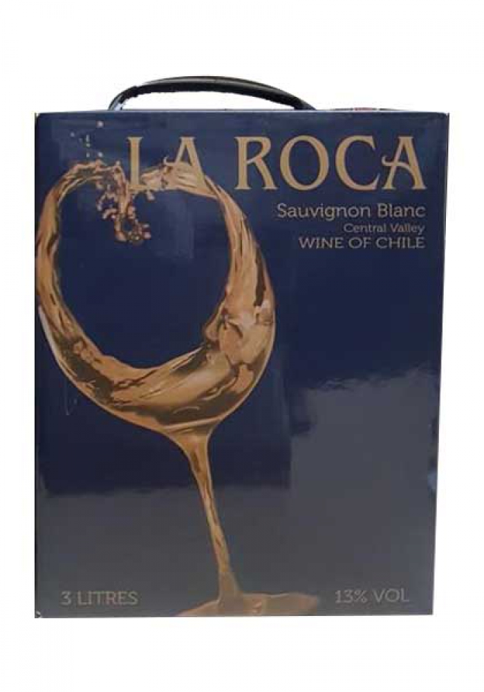 Rượu vang bịch Chile La Roca trắng 3 lít