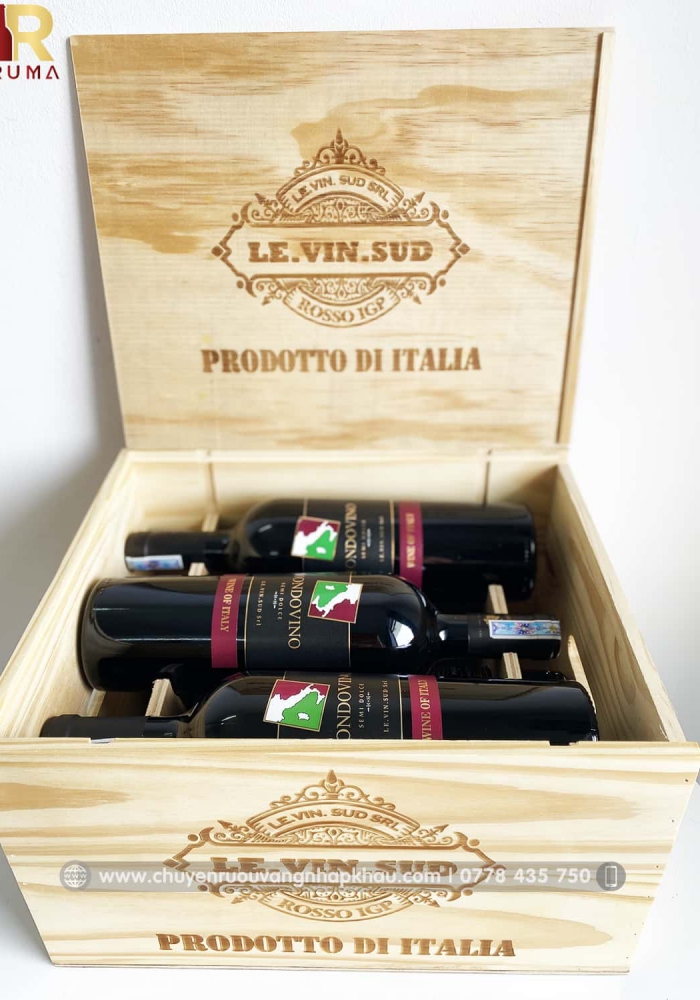 Quà tặng cao cấp 6 chai vang Ý Mondovino Semi