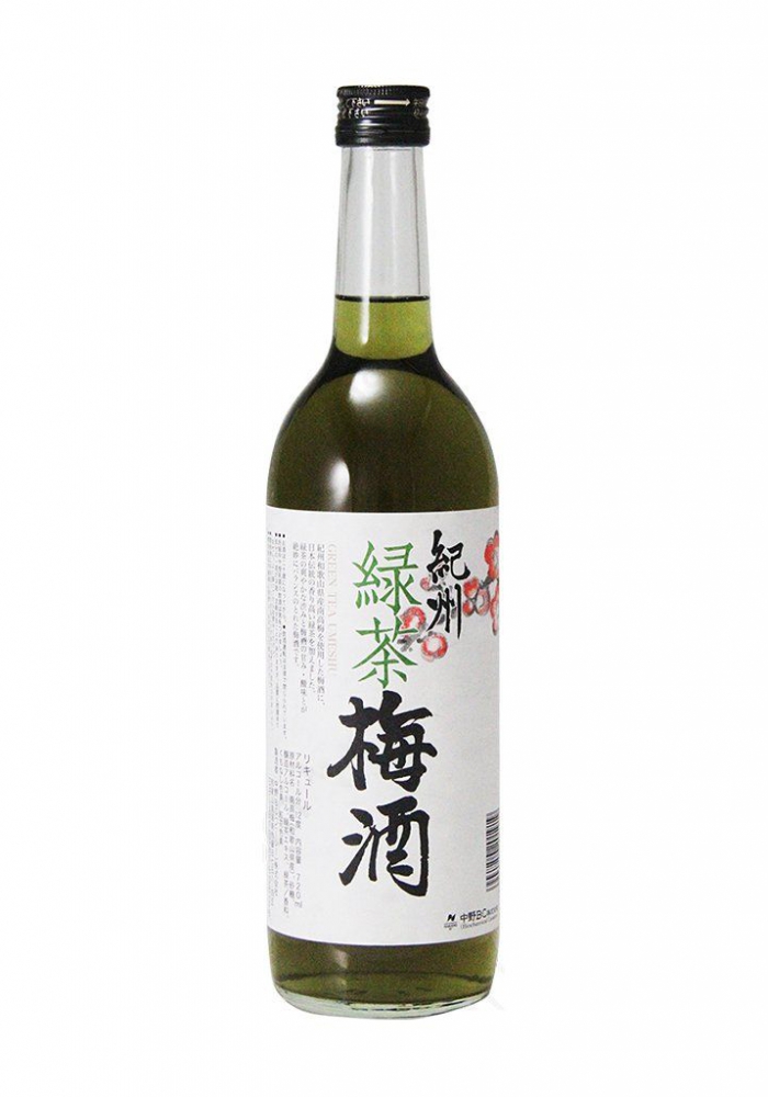 Rượu mơ Nhật Bản Umeshu Nakano Green Tea 720ml [vị trà xanh]