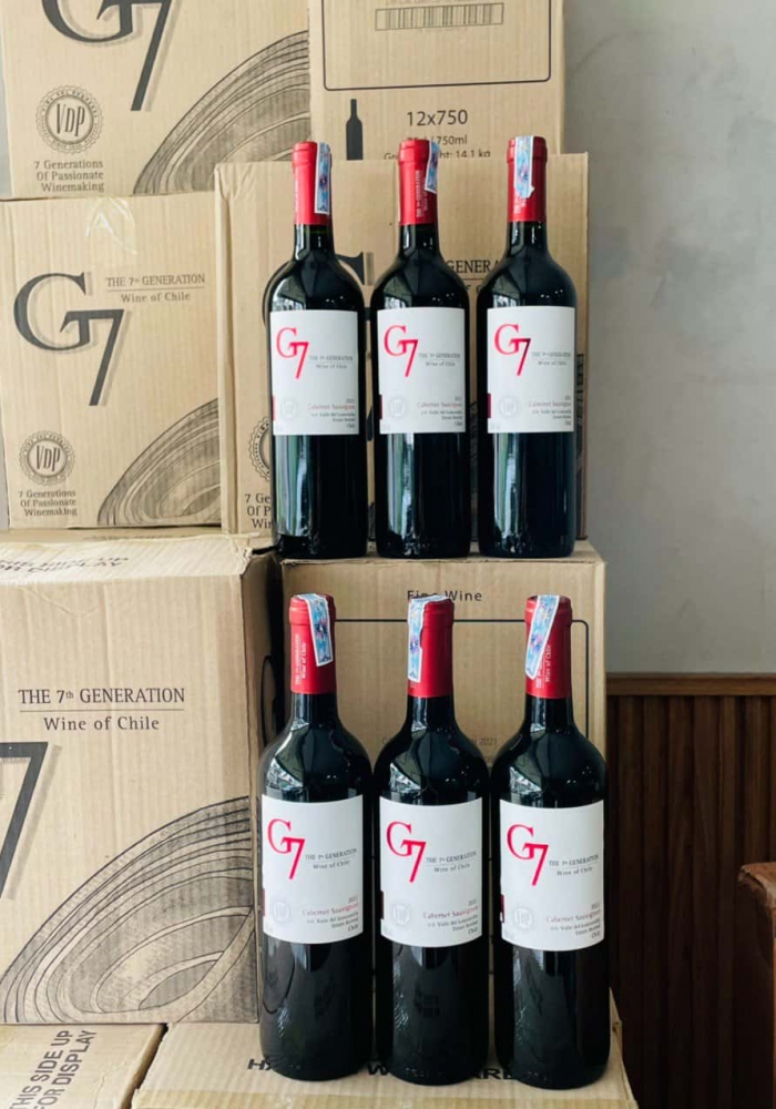Rượu vang Chile G7 Cabernet Sauvignon