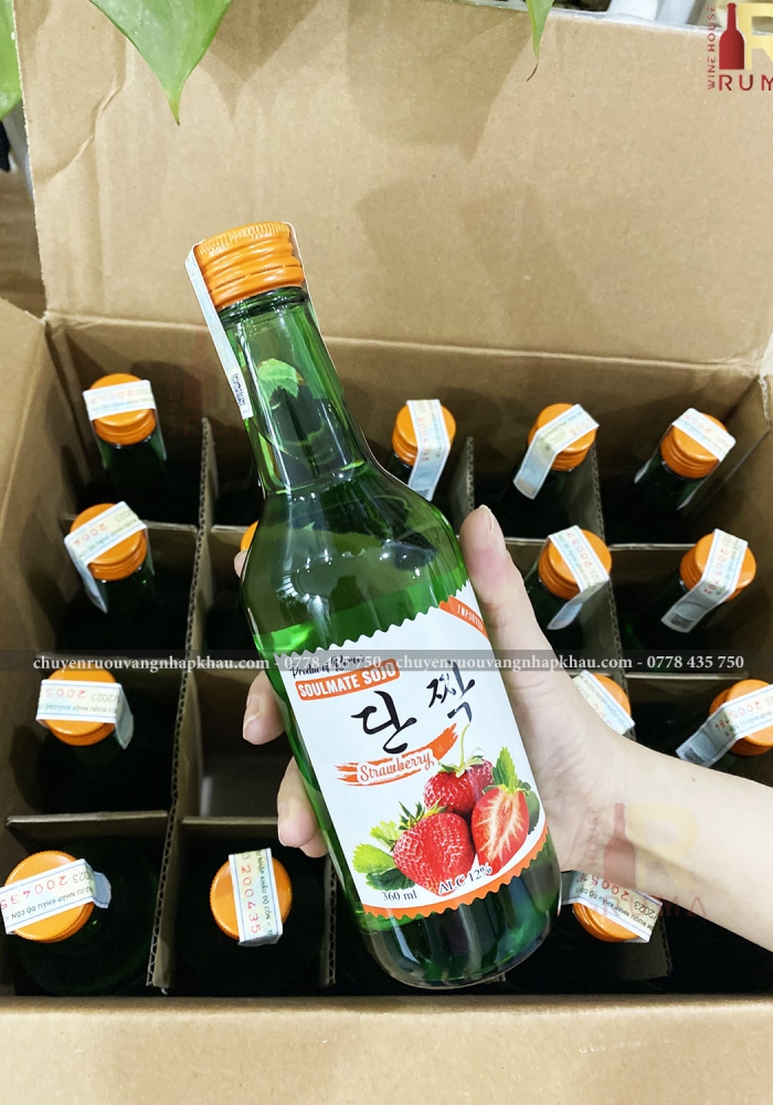 Rượu Soju Hàn Quốc Soulmate 360ml