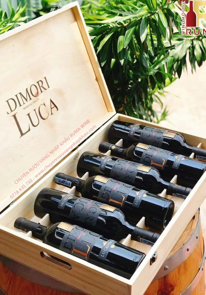 Rượu vang Ý LucaDimori 14 Rosso nhãn đồng