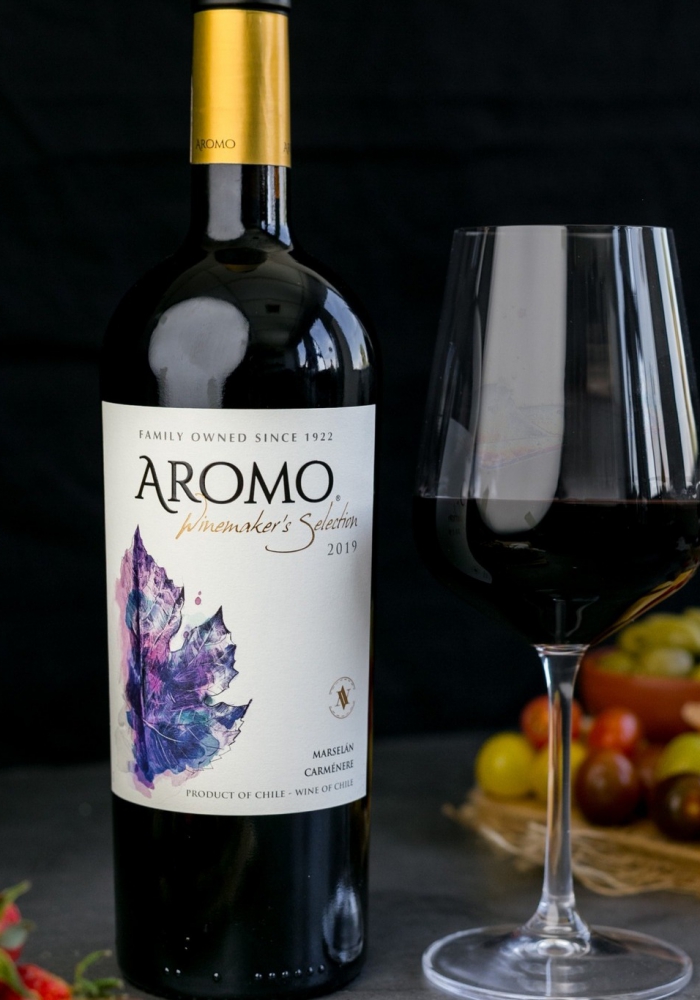 Rượu vang Chile Aromo Winemaker's Selection Marselan, Carmenere