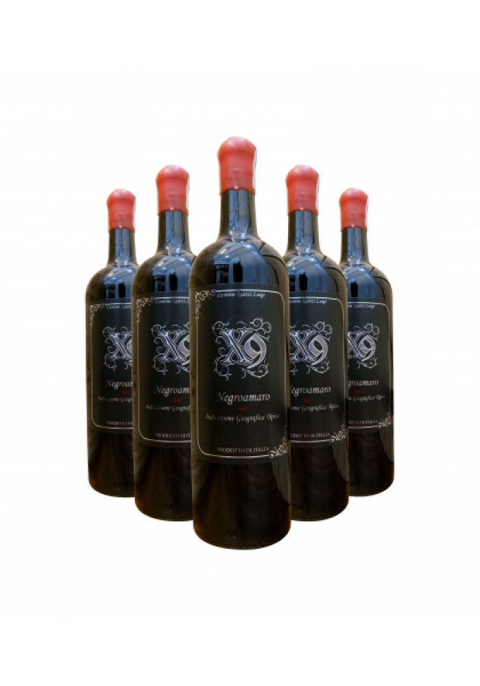 Rượu vang Ý X9 Negroamaro