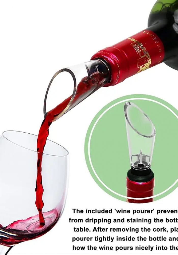 Bộ dụng cụ mở rượu vang bằng điện tự động 4 in 1
