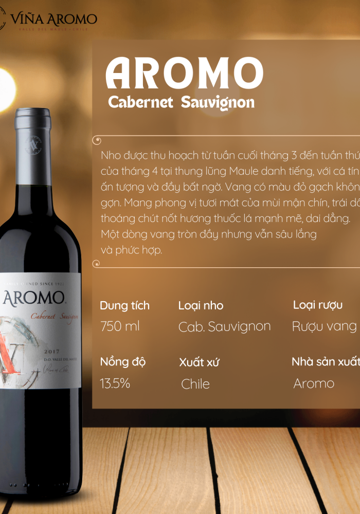 Rượu vang Chile Aromo Cabernet Sauvignon