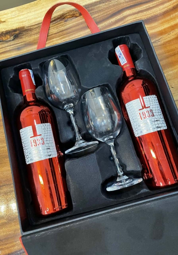 Bộ quà tặng rượu vang tết 1933 Ruby