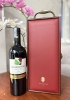 Bộ quà tặng tết hộp gỗ mặt da 1 chai vang Ý Mondovino Rosso