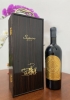 Set quà tặng tết hộp sơn mài 1 chai rượu vang Ý Tolucci 17