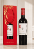 Quà tặng túi giấy ép kim 1 chai vang Chile K3