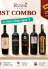 Combo 6 chai rượu vang ngọt Ý