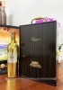 Set quà tặng tết hộp sơn mài 2 chai rượu vang Ý 1933 Topaz