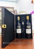Set quà tặng tết hộp sơn mài 2 chai rượu vang Pháp Chevalier